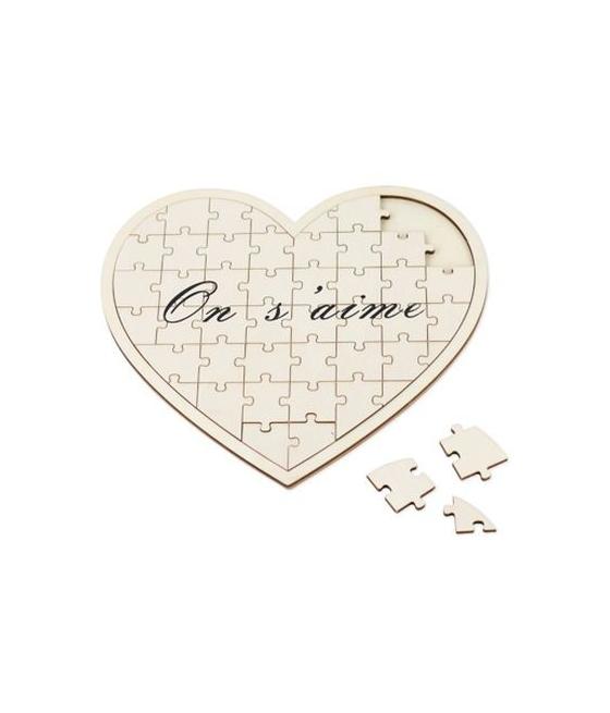 Livre d'Or Puzzle Coeur