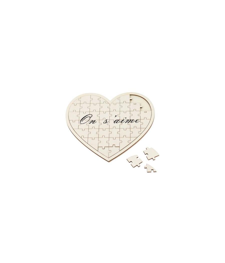 Livre d'Or Puzzle Coeur