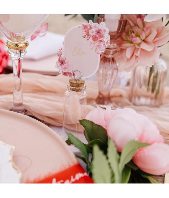 Fioles Marque-Places Verre