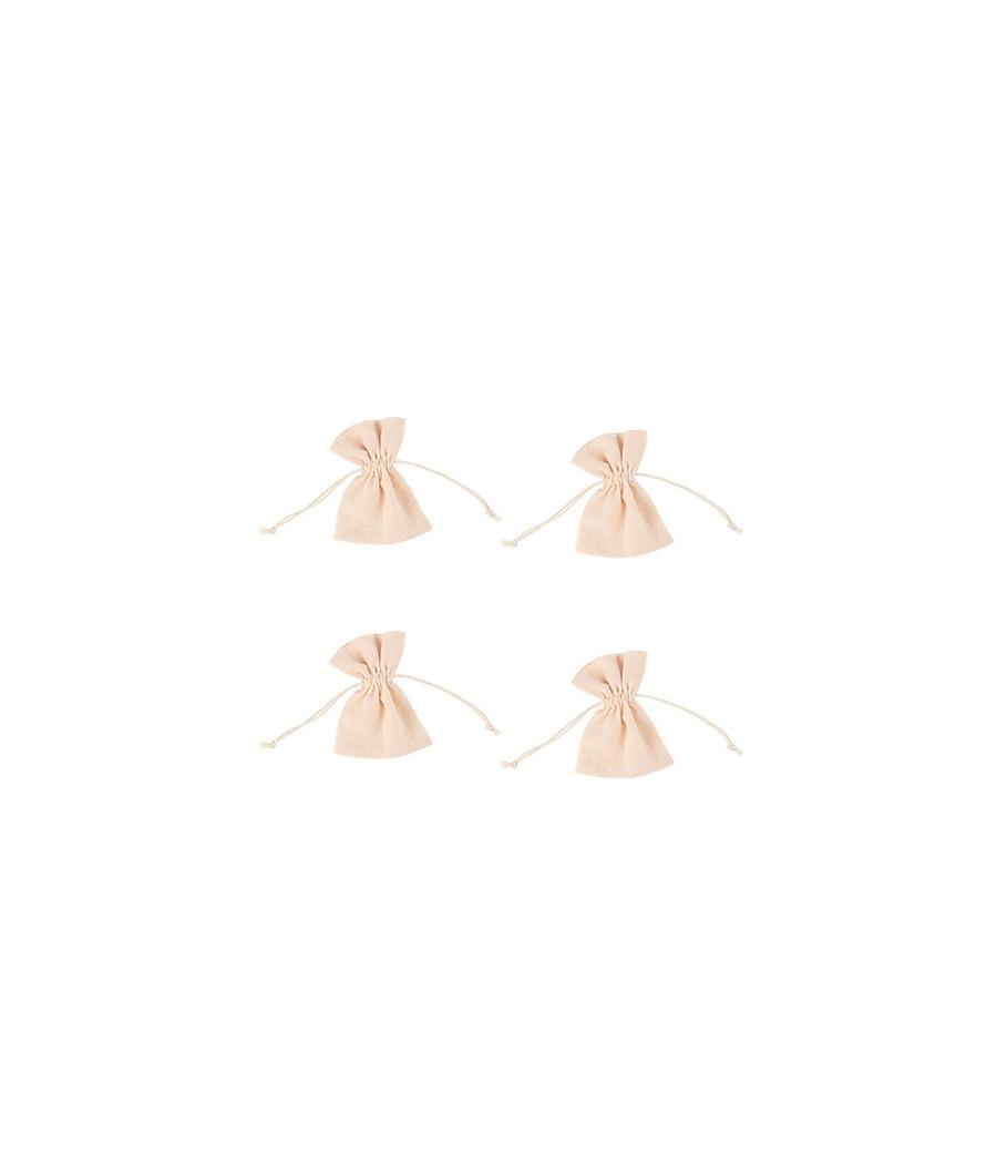 Pochons Coton Froissé Blush