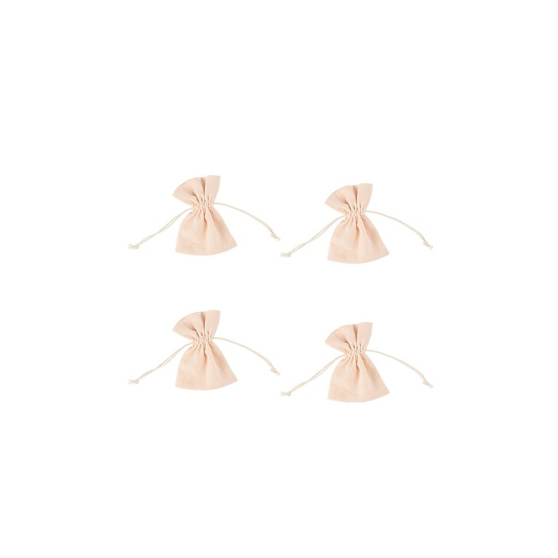 Pochons Coton Froissé Blush