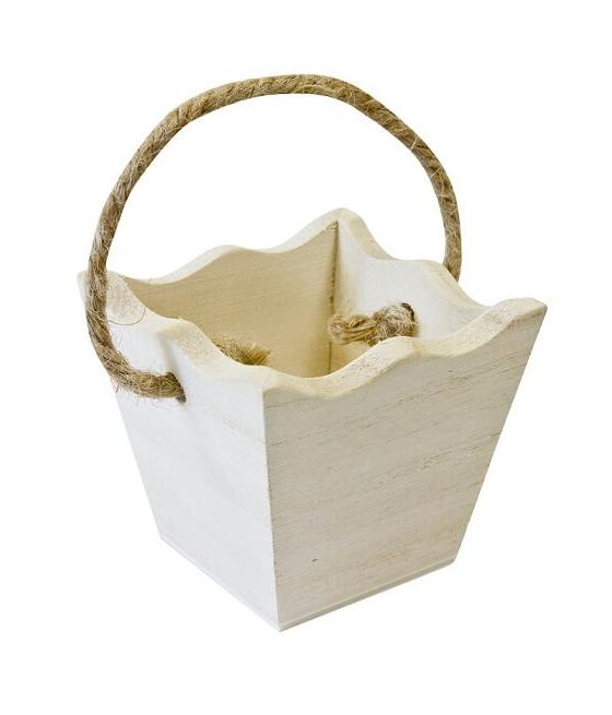  Paniers en bois carre 