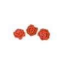 Roses adhésives x6 rouge