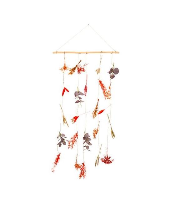 Déco Murale de Fleurs Séchées