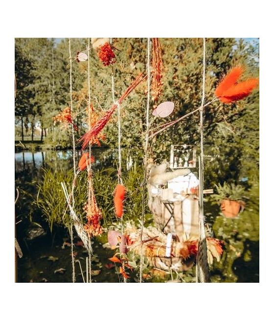 Déco Murale de Fleurs Séchées