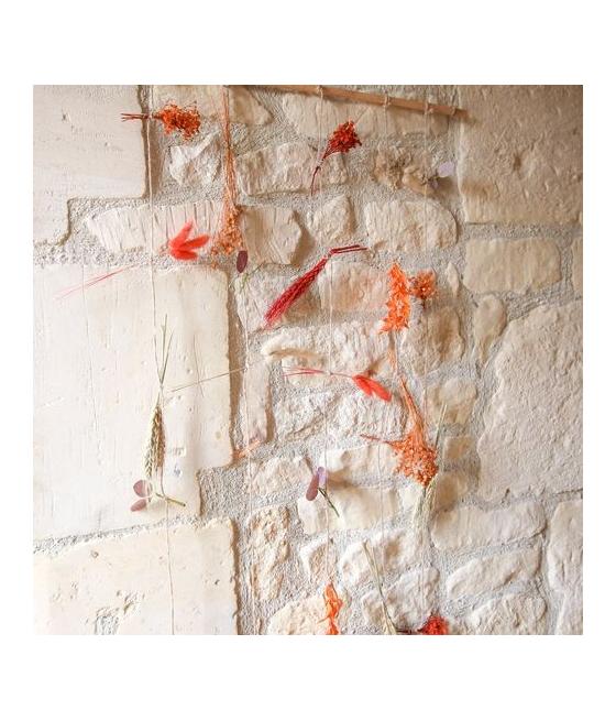 Déco Murale de Fleurs Séchées