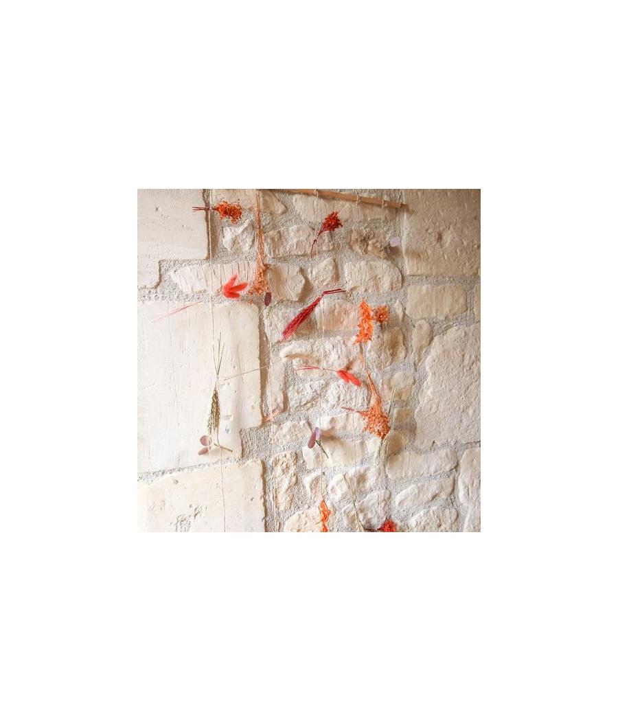 Déco Murale de Fleurs Séchées
