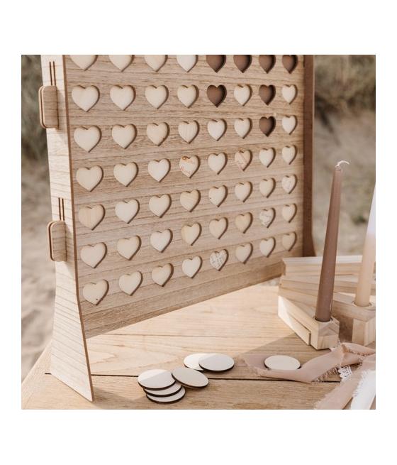 Livre d'Or Puissance 56 Jetons Bois