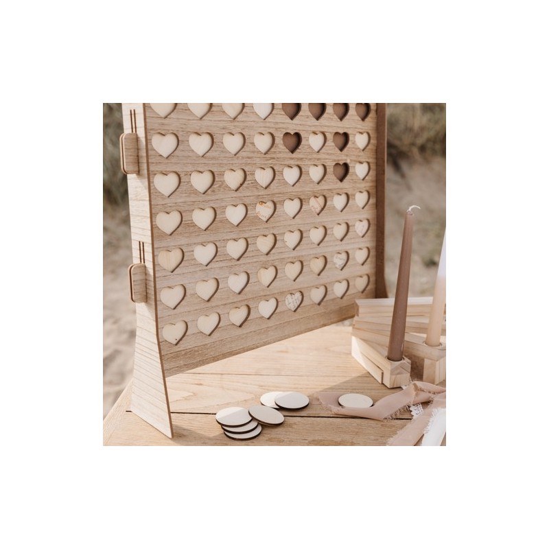 Livre d'Or Puissance 56 Jetons Bois