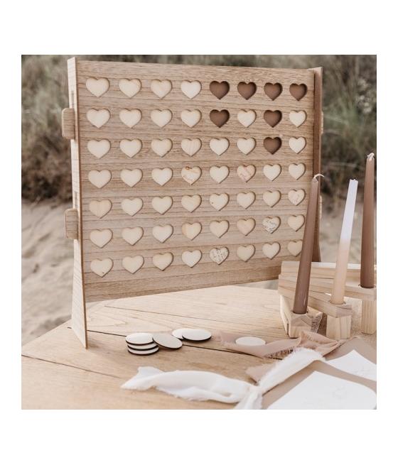 Livre d'Or Puissance 56 Jetons Bois