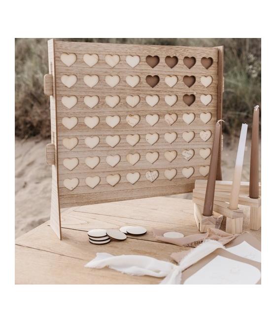 Livre d'Or Puissance 56 Jetons Bois