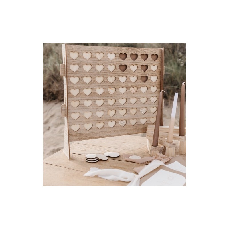 Livre d'Or Puissance 56 Jetons Bois