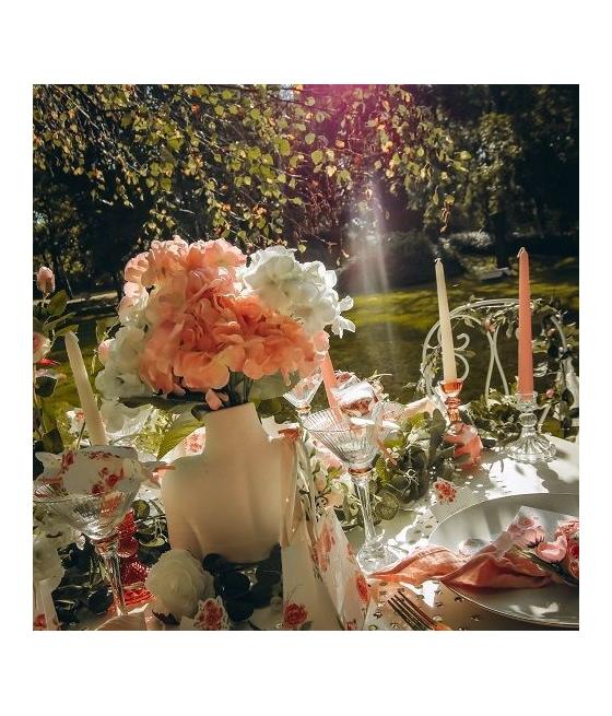 Guirlande d'Eucalyptus et Roses Blanches