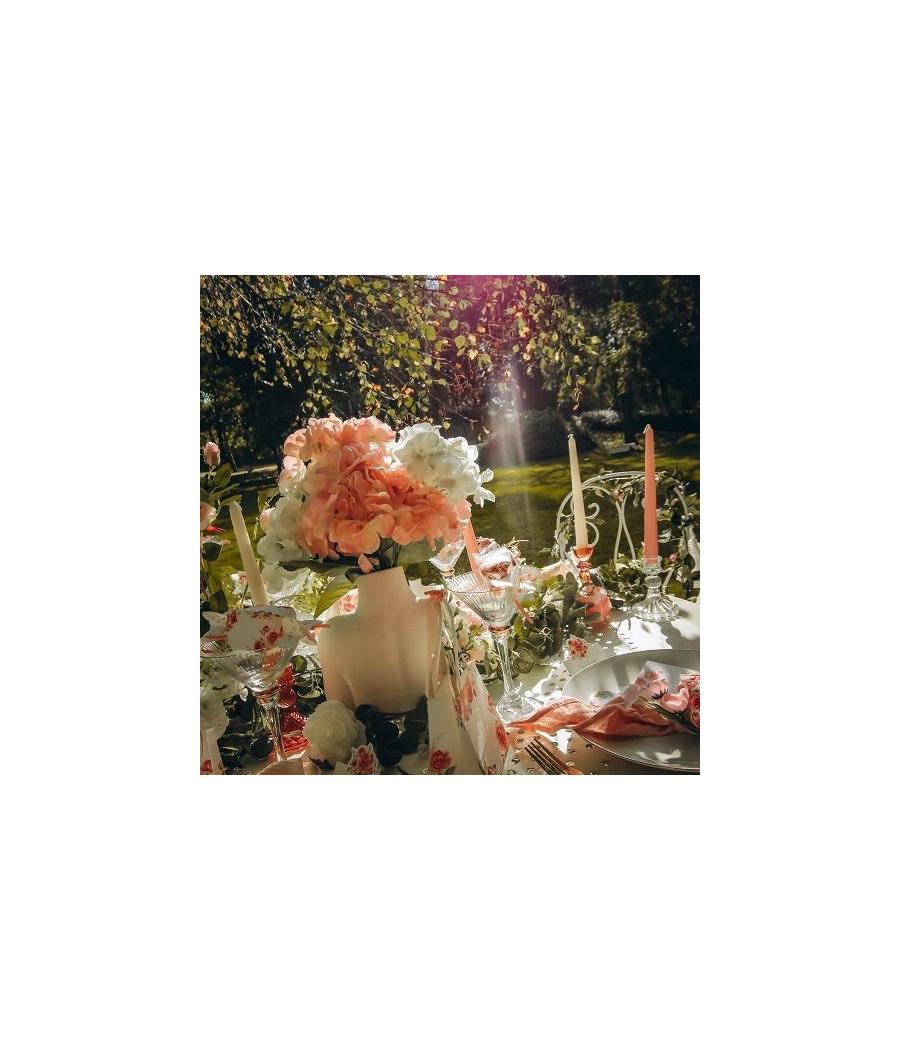 Guirlande d'Eucalyptus et Roses Blanches