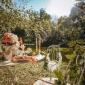 Guirlande d'Eucalyptus et Roses Blanches