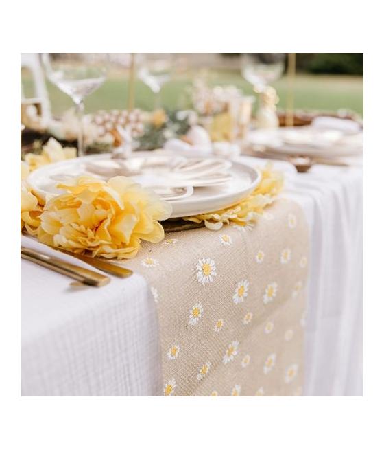 Chemin de Table Daisy Flowers