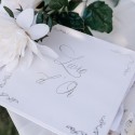 Livre d'Or Vintage Blanc et Or