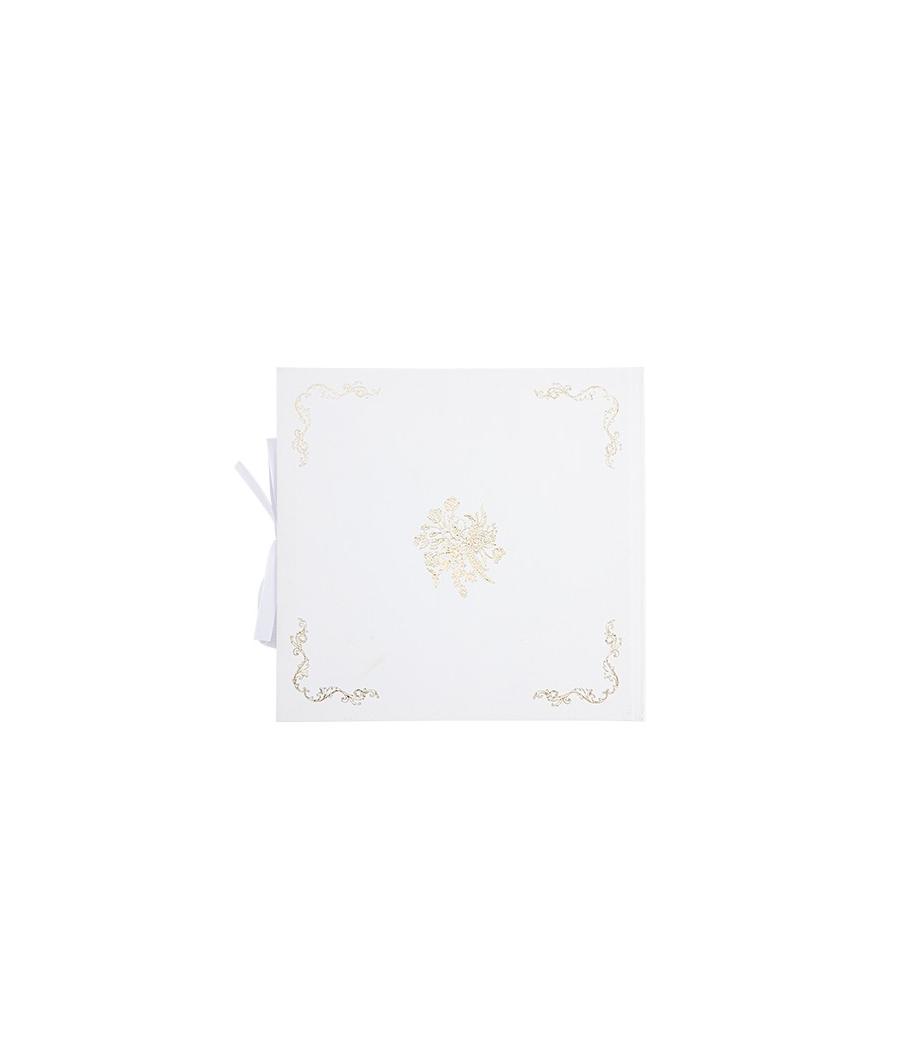 Livre d'Or Vintage Blanc et Or