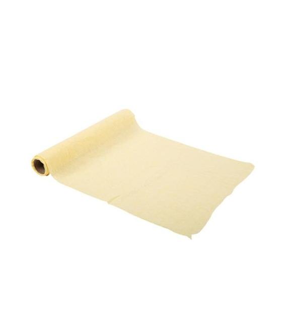 Chemin de Table Tissage Jacquard Jaune