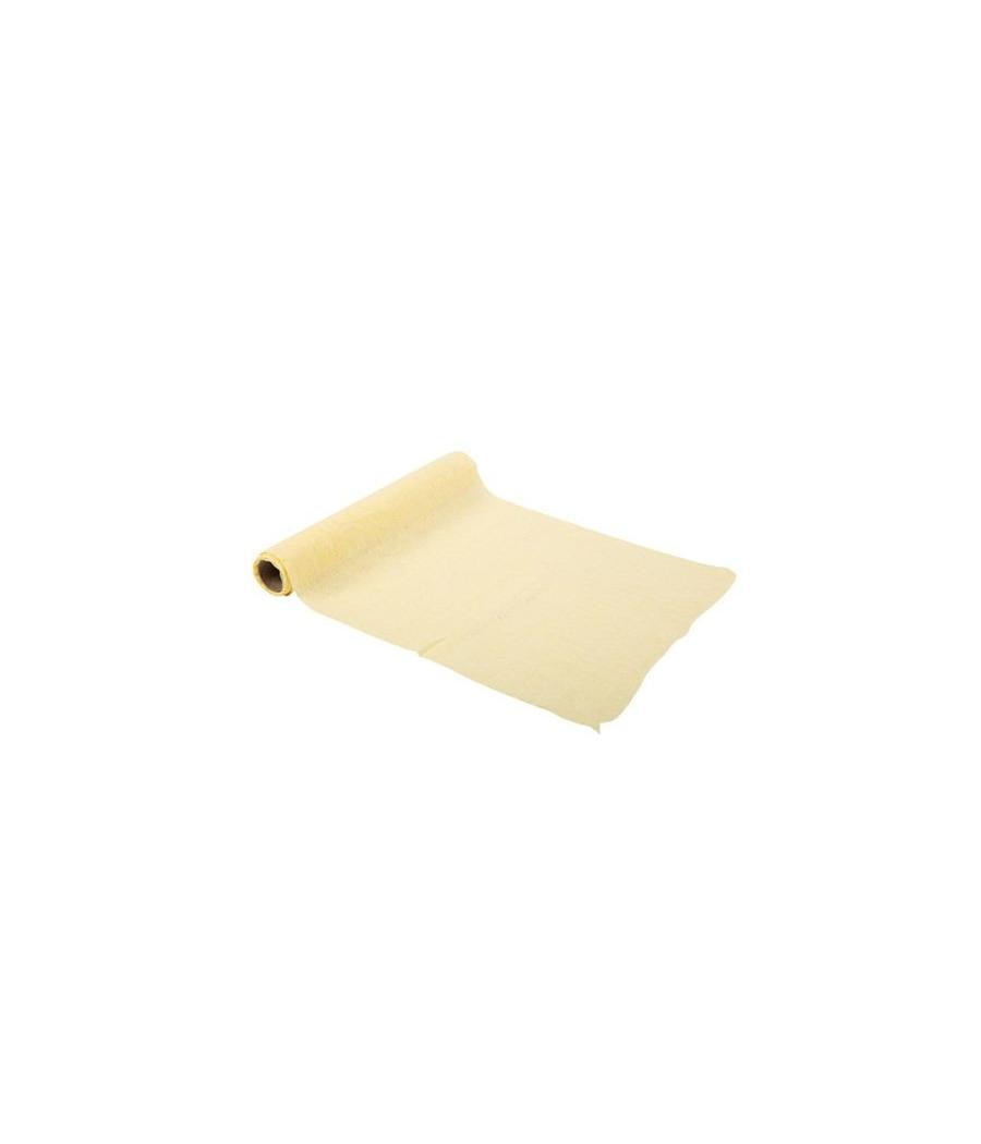 Chemin de Table Tissage Jacquard Jaune