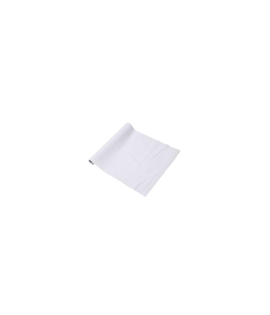 Chemin de Table Plumetis Blanc