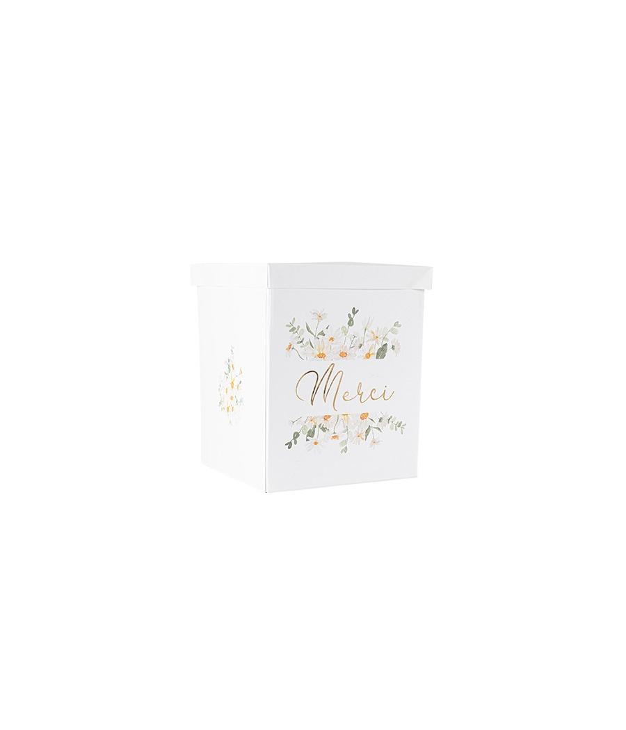 Urne "Merci" Daisy Ocre,