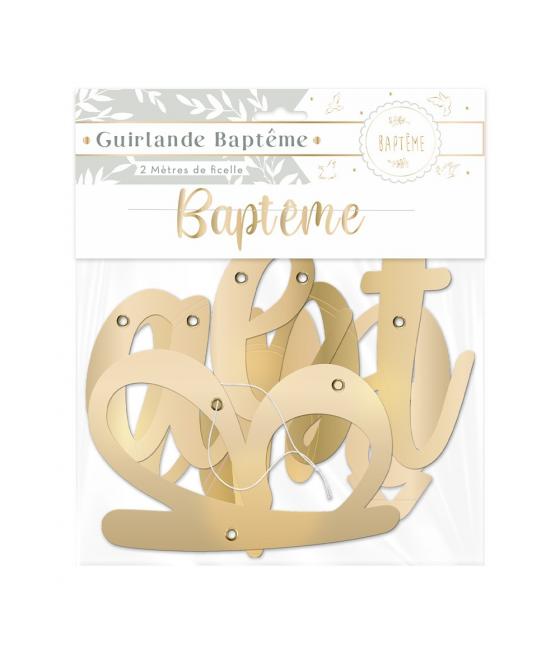 Guirlande Lettres "Bapteme"
