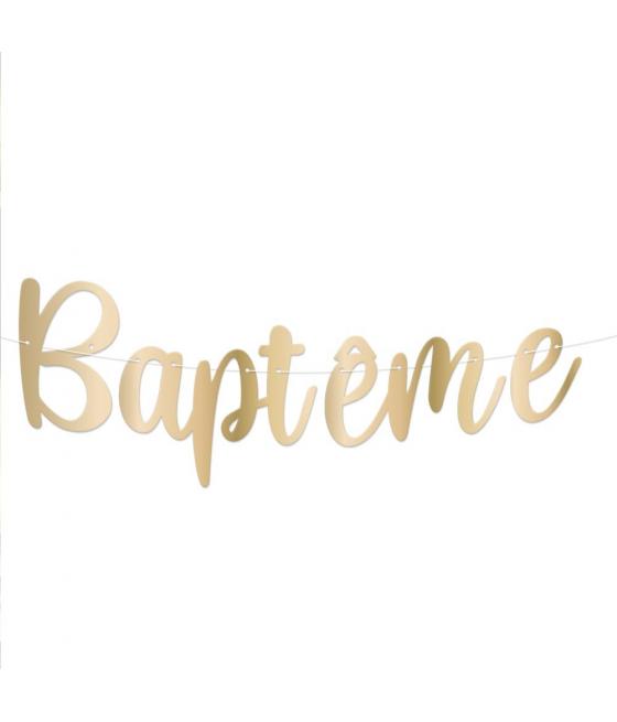 Guirlande Lettres "Bapteme"
