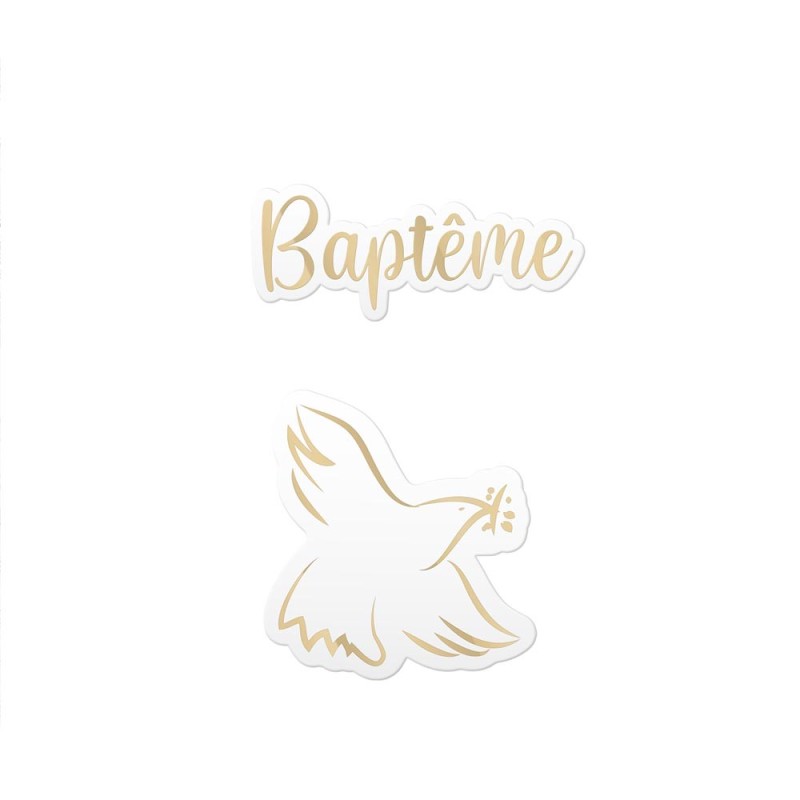 Duo Deco De Table Bapteme
