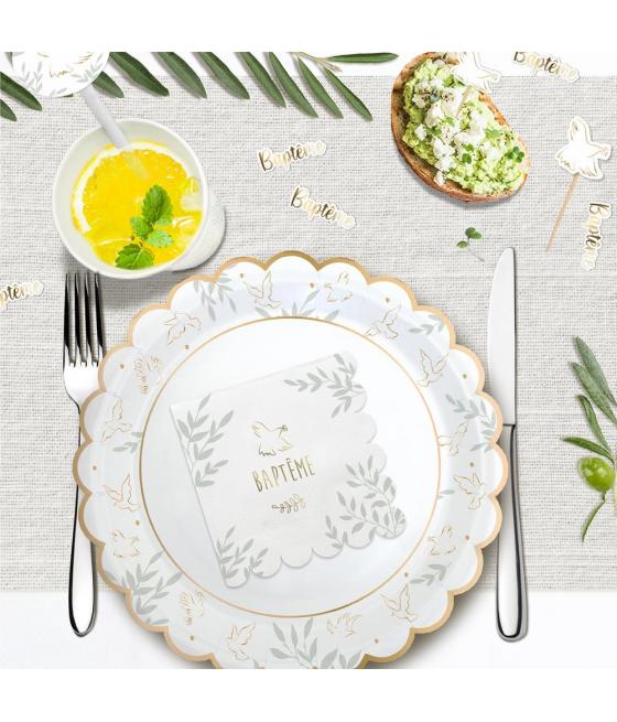 Pack 10 Serviettes Baptême