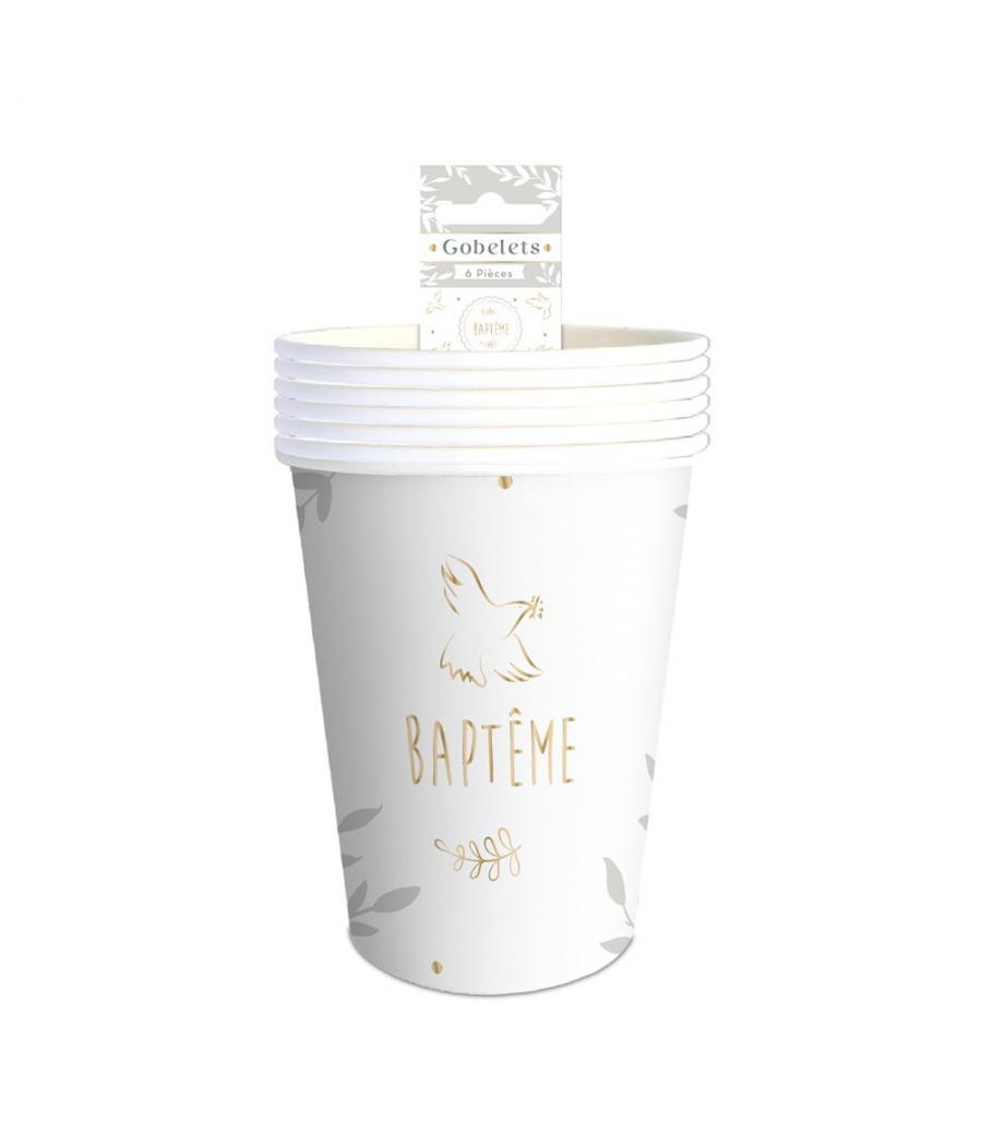 Pack 6 Gobelets Bapteme