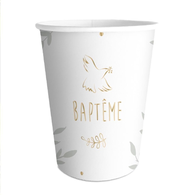 Pack 6 Gobelets Bapteme