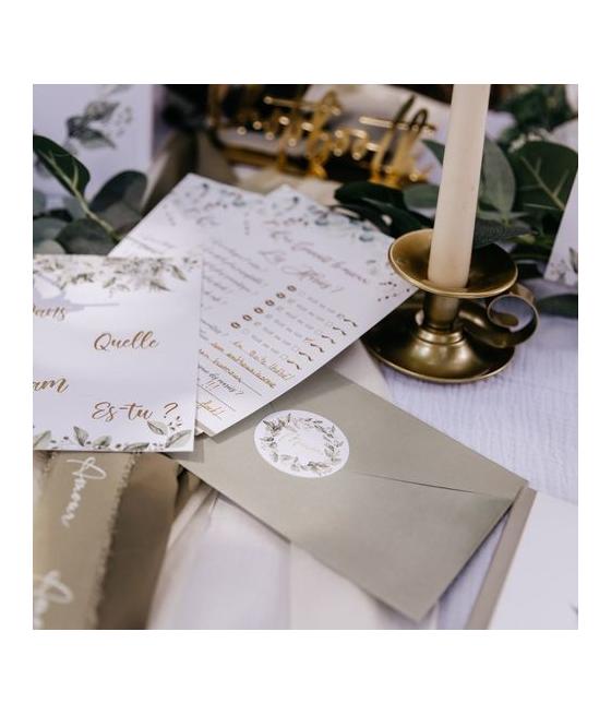 Stickers Merci Botanique Feuillages