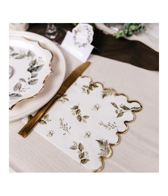 Serviettes Botanique