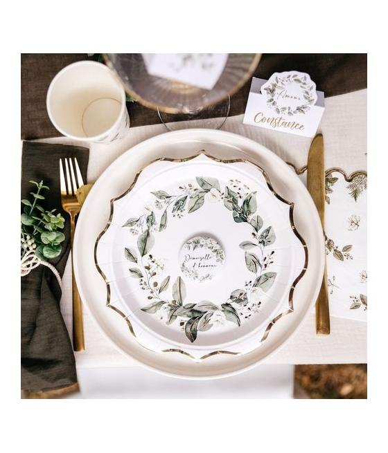 Assiettes Botanique Feuillages