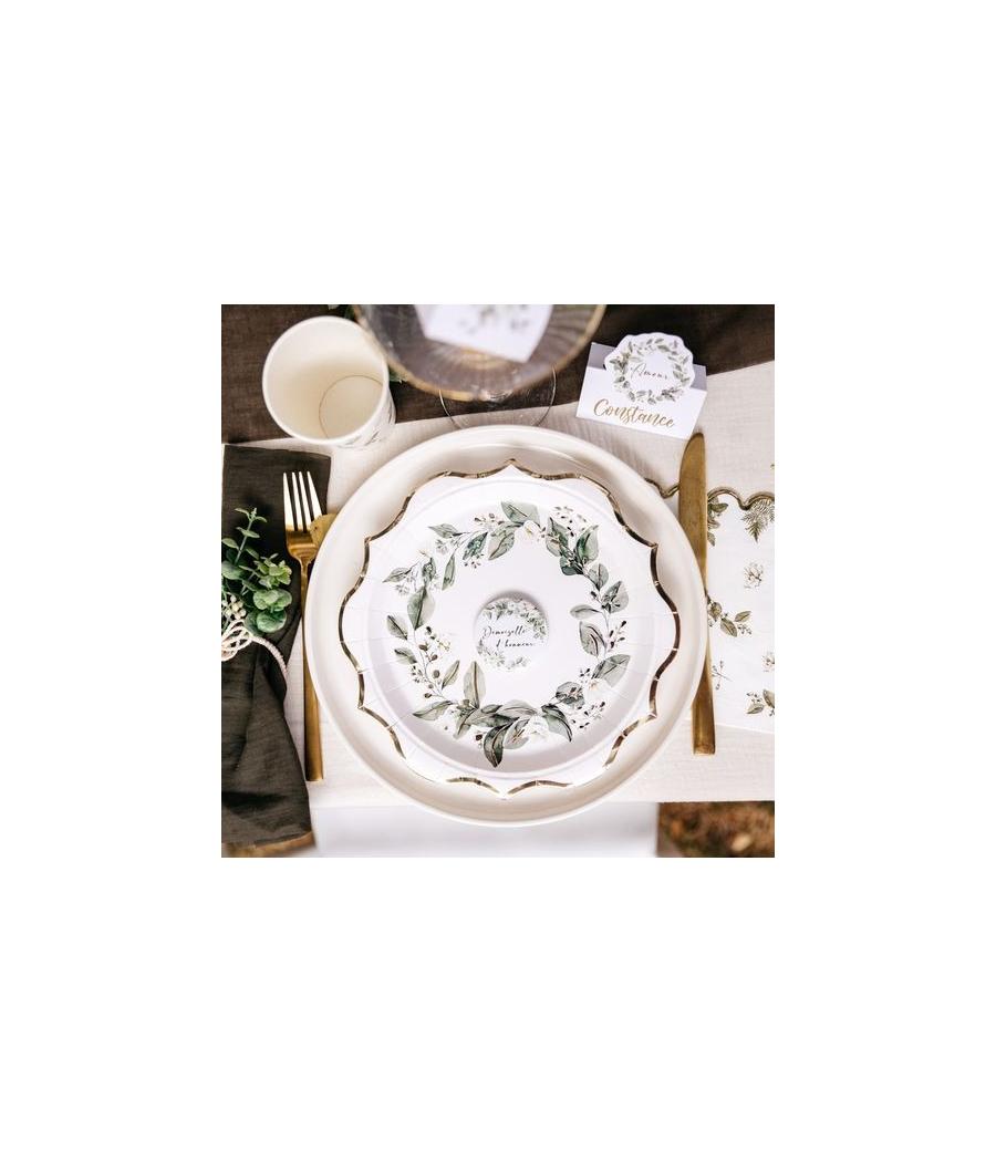 Assiettes Botanique Feuillages