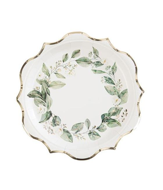 Assiettes Botanique Feuillages