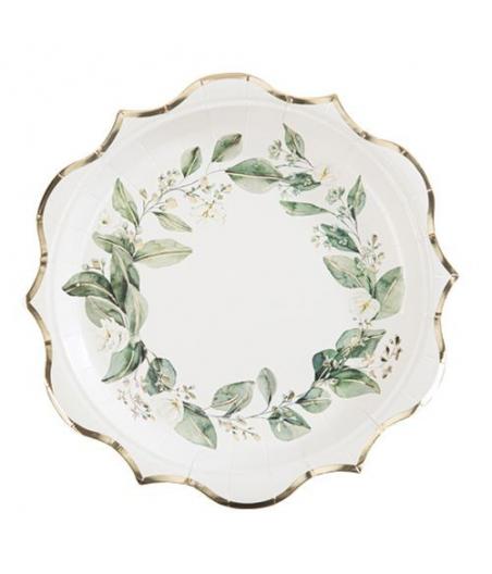 Assiettes Botanique Feuillages