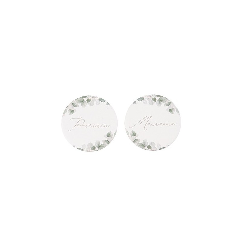 Badges "Parrain" "Marraine"