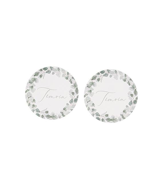 Badges "Témoin" Jardin Botanique