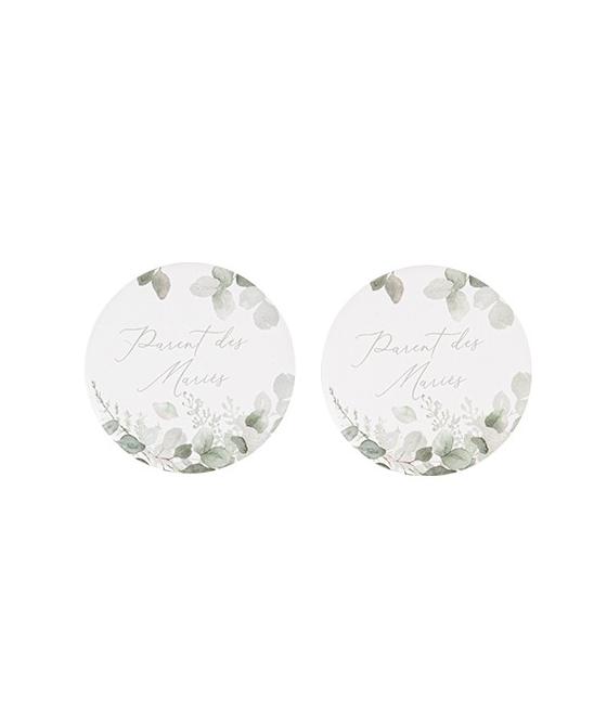 Badges "Parent des Mariés"