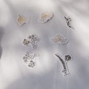Confettis Vintage Blanc et Or
