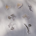 Confettis Vintage Blanc et Or