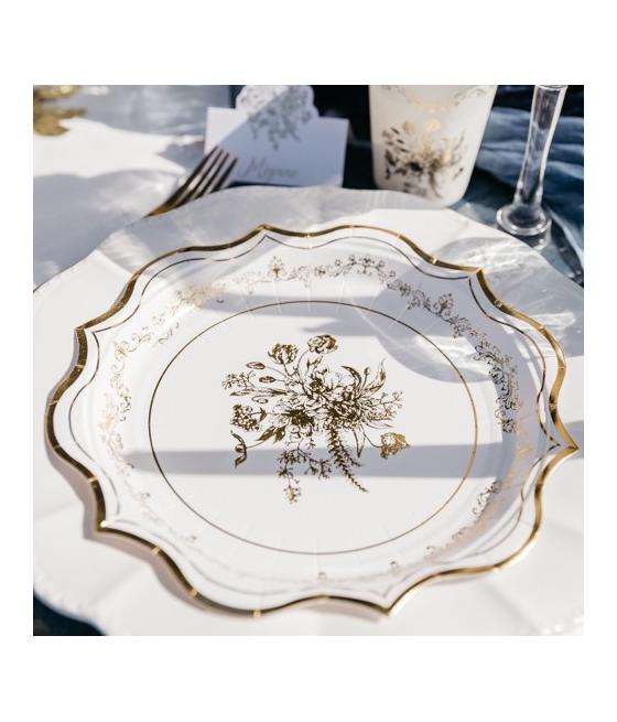 8 Assiettes Vintage Carton...