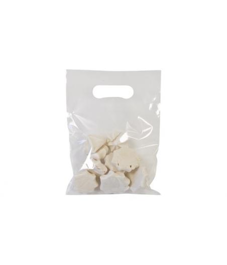Sac transparent avec anse 16cm x 23cm (x 12)