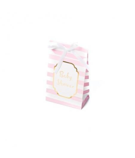 pochettes baby shower rose