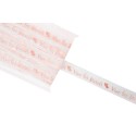 Ruban organza impression métal vive les mariés 5 m Rose Gold