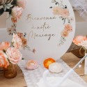 Panneau « Bienvenue