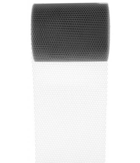 Ruban tulle gris