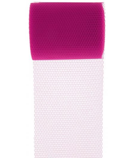 Ruban tulle fuchsia